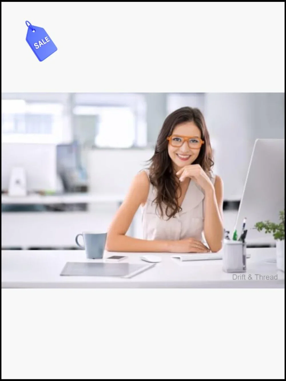 Vintage Square Blue Light Blocking Glasses Women Men 70s Computer Anti Glare
